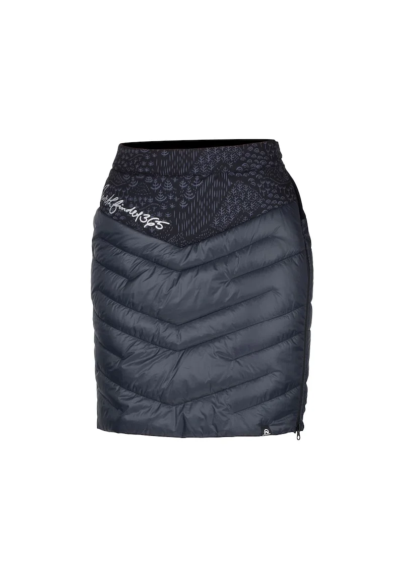 Women's insulating ski-touring skirt Primaloft® PODKOVA, Negru