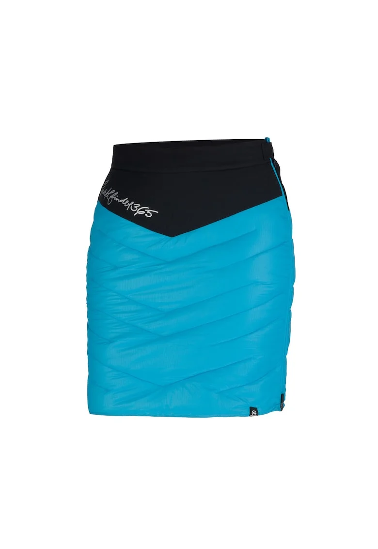 Women's insulating ski-touring skirt Primaloft® PODKOVA, Negru/Albastru