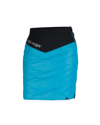 Women's insulating ski-touring skirt Primaloft® PODKOVA, Negru/Albastru