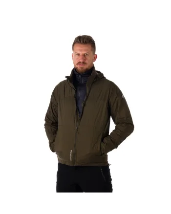 Men's waterproof multisport jacket stowable 2L NORTHKIT, Kaki pal
