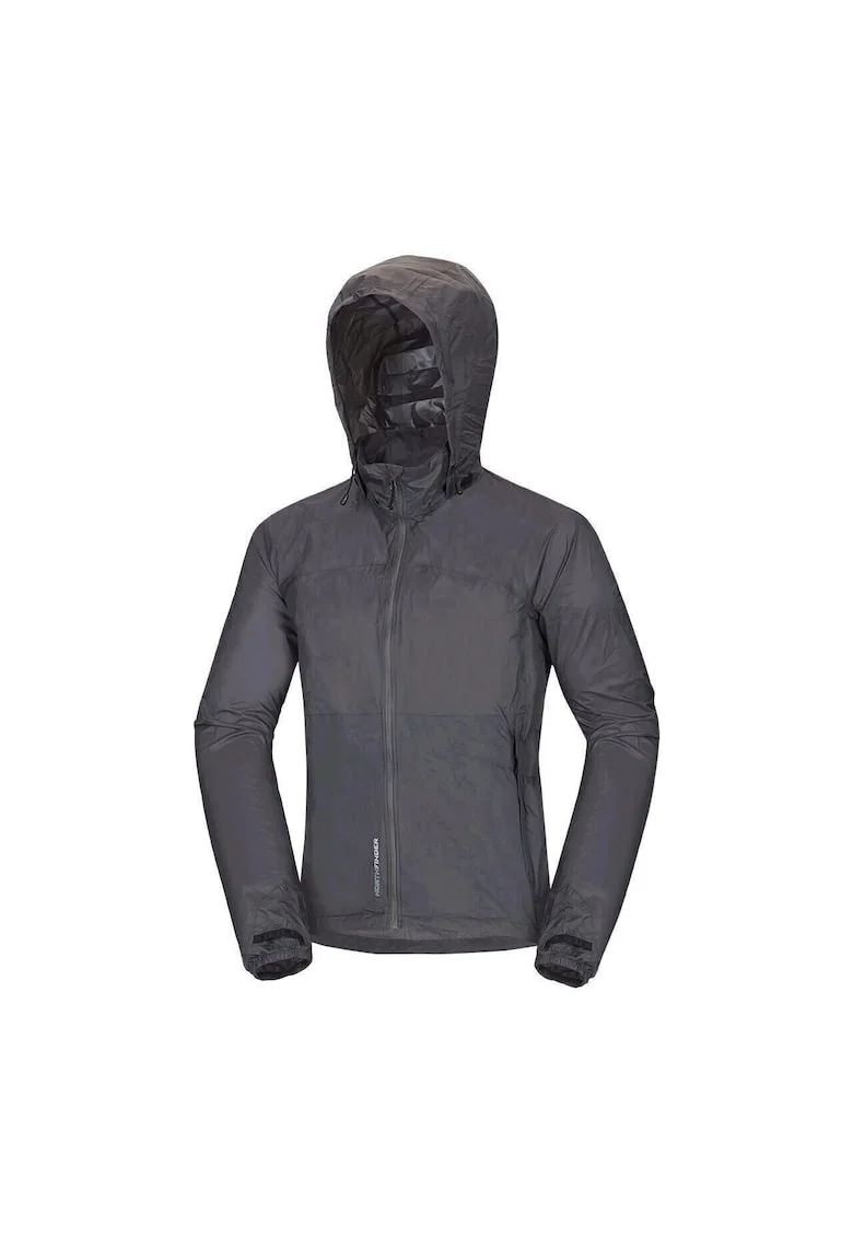 Men's waterproof multisport jacket stowable 2L NORTHKIT, Gri