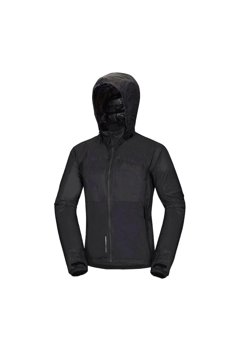Men's waterproof multisport jacket stowable 2L NORTHKIT, Negru