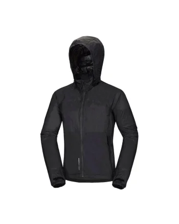 Men's waterproof multisport jacket stowable 2L NORTHKIT, Negru