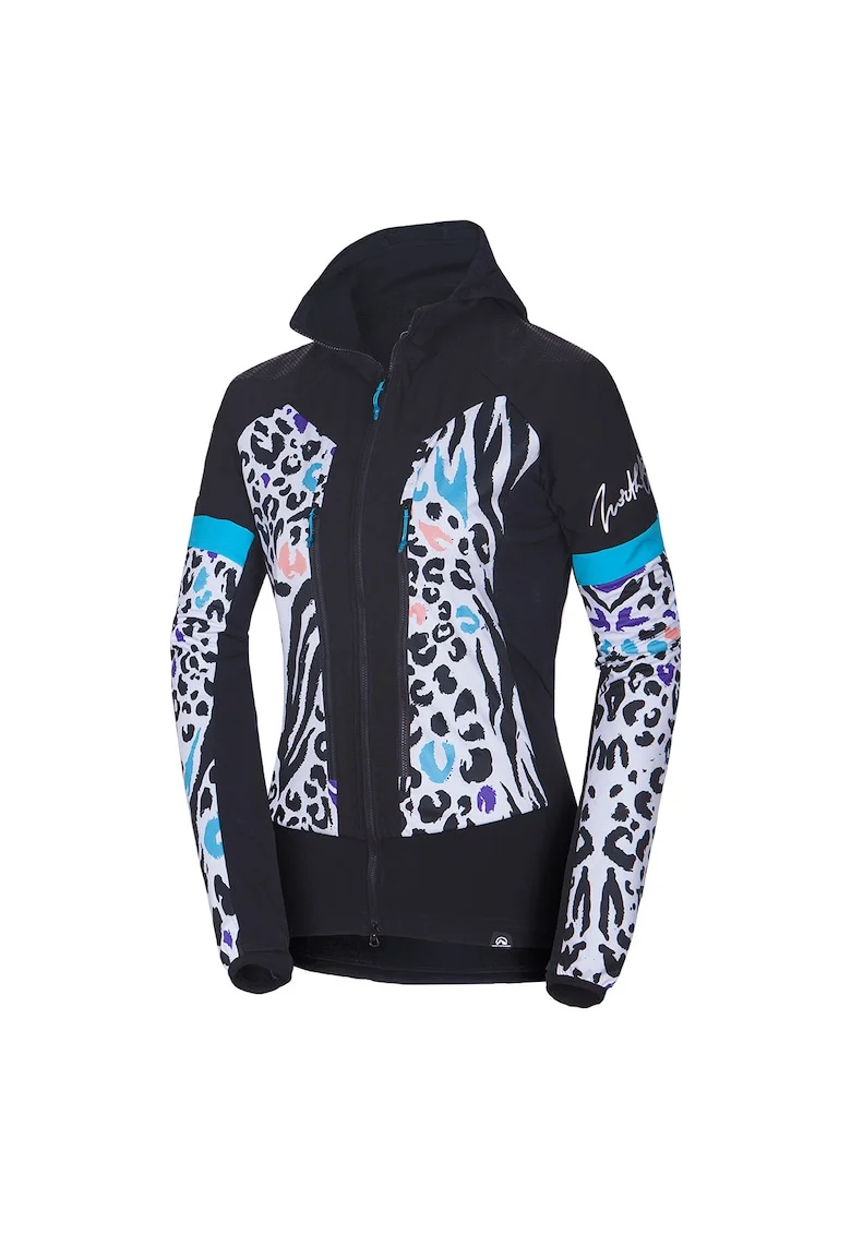 Women's hybrid ski-touring jacket Polartec® KRIZNA 1, Multicolor