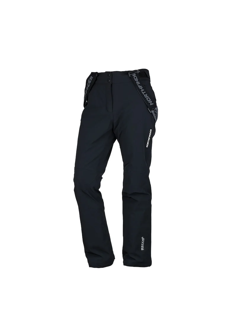 Women's ski pants with full primaloft® CASSANDRA equipment, Negru