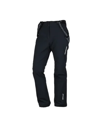 Women's ski pants with full primaloft® CASSANDRA equipment, Negru