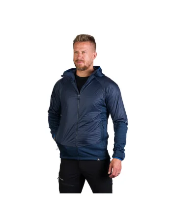 Men's hybrid jacket with active insulation CERVINO, Blue nights
