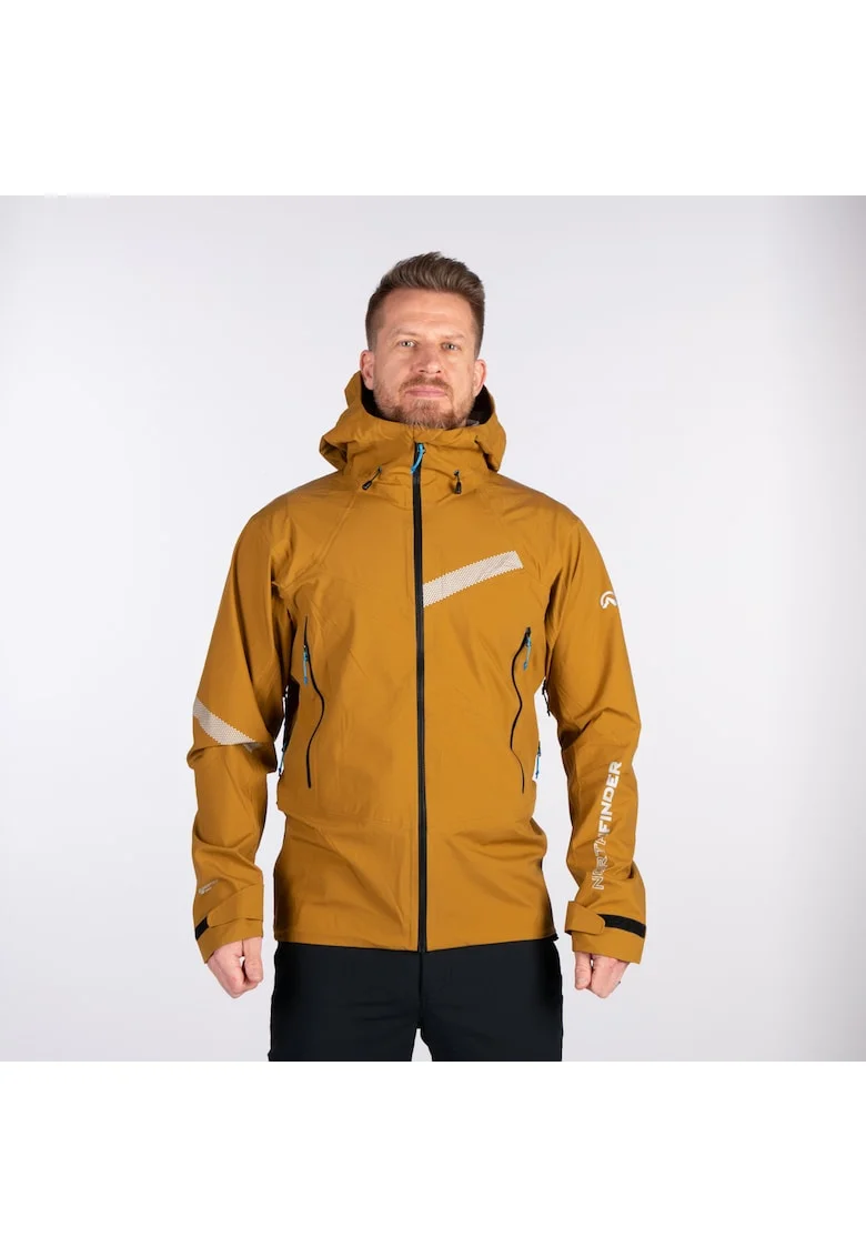 Men's technical hardshell jacket Pertex® Shield DRACI, Galben mustar