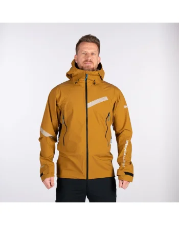 Men's technical hardshell jacket Pertex® Shield DRACI, Galben mustar