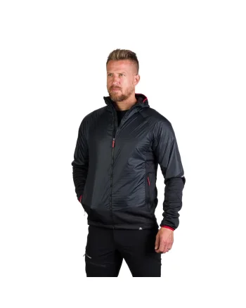 Men's hybrid jacket with active insulation CERVINO, Negru