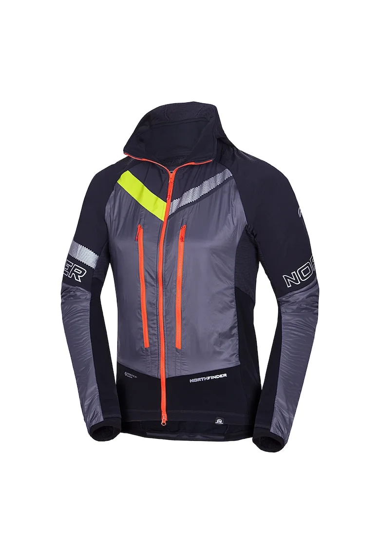 Men's ski-touring hybrid jacket Polartec® Alpha® SOLISKO 2, Black Grey