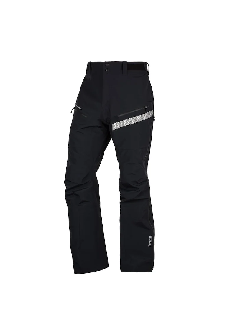 Men's ski mountaineering technical hardshell pants Dermizax™ EV HAVRAN, Negru