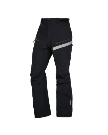 Men's ski mountaineering technical hardshell pants Dermizax™ EV HAVRAN, Negru