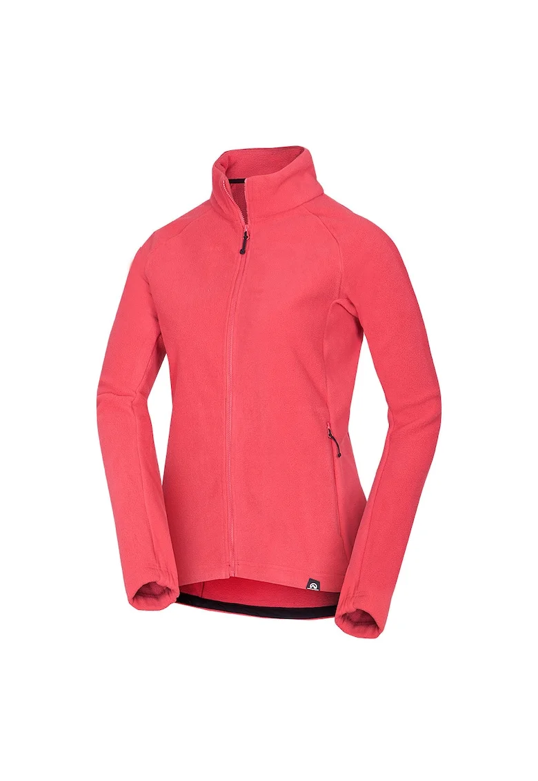 Women's outdoor fleece hoodie RAYNA, Coral