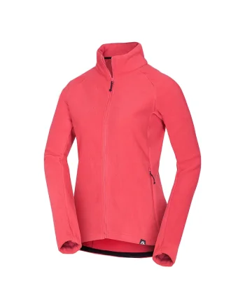 Women's outdoor fleece hoodie RAYNA, Coral