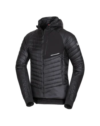 Men's outdoor lightweight insulated jacket BALINT, Negru