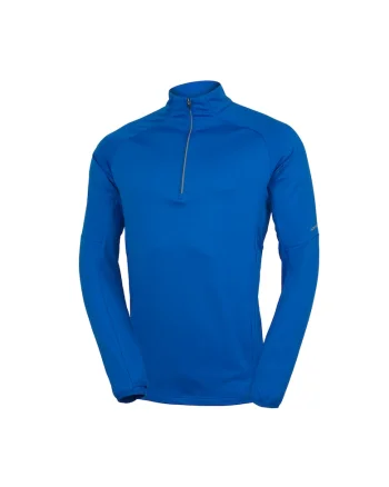 Men's technical ski sweater for active sports BARNEY, Albastru inchis