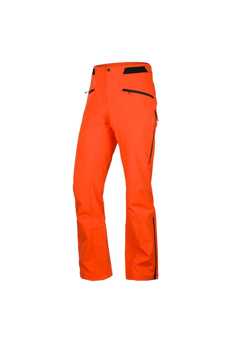 Men's ski softshell pants 3L BURT, Portocaliu