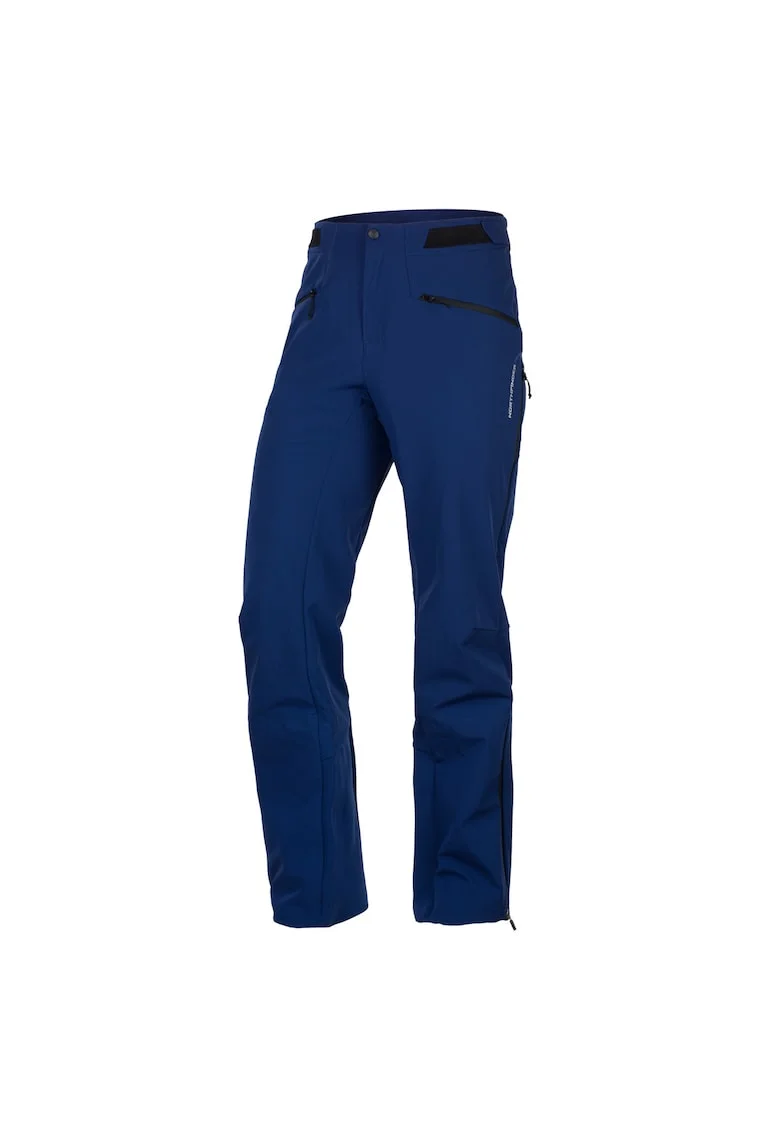 Men's ski softshell pants 3L BURT, Bleumarin