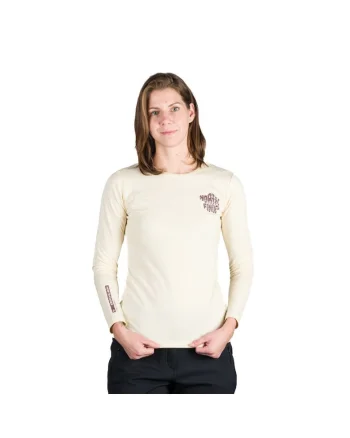 Women's organic cotton T-shirt HAILIE, Alb fildes