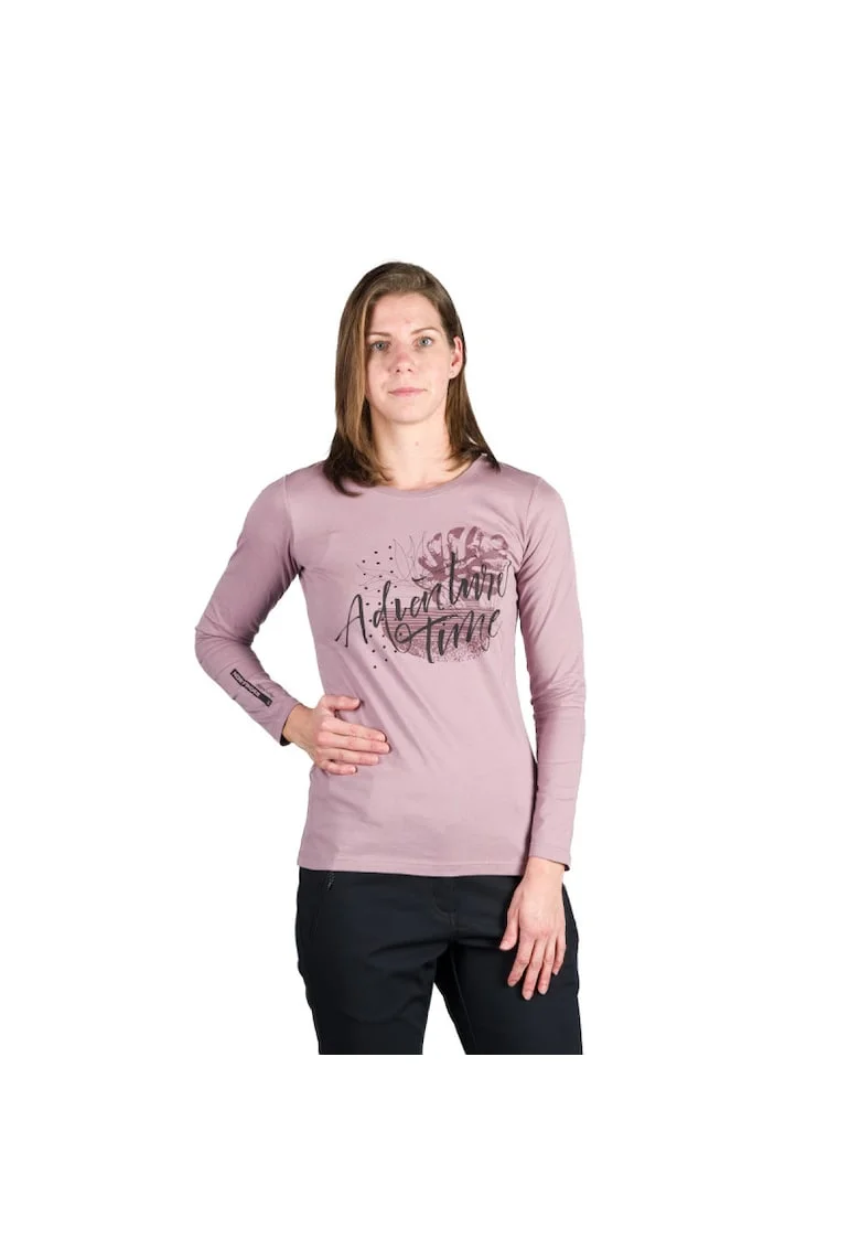 Women's organic cotton T-shirt DIYA, Roz prafuit