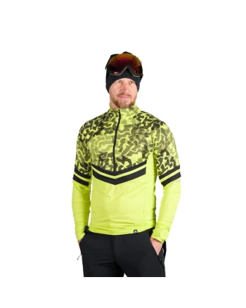 Men's ski technical sweater BERTI, Verde