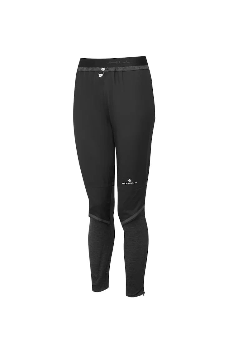 Pantaloni alergare dama  Tech Flex FW 2024, Negru/Bleumarin