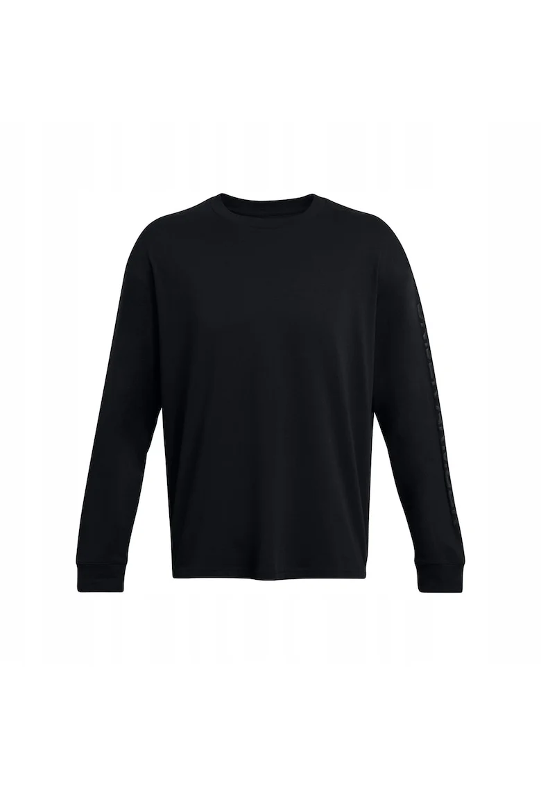 Bluza sport barbati,  croiala lejera, neagra, bumbac/poliester