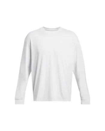 Bluza sport barbati  model UA HW Tonal Wordmark, croiala lejera, alb, bumbac si poliester,