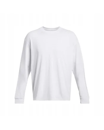 Bluza sport barbati  UA HW Tonal Wordmark LS, alba, Alb
