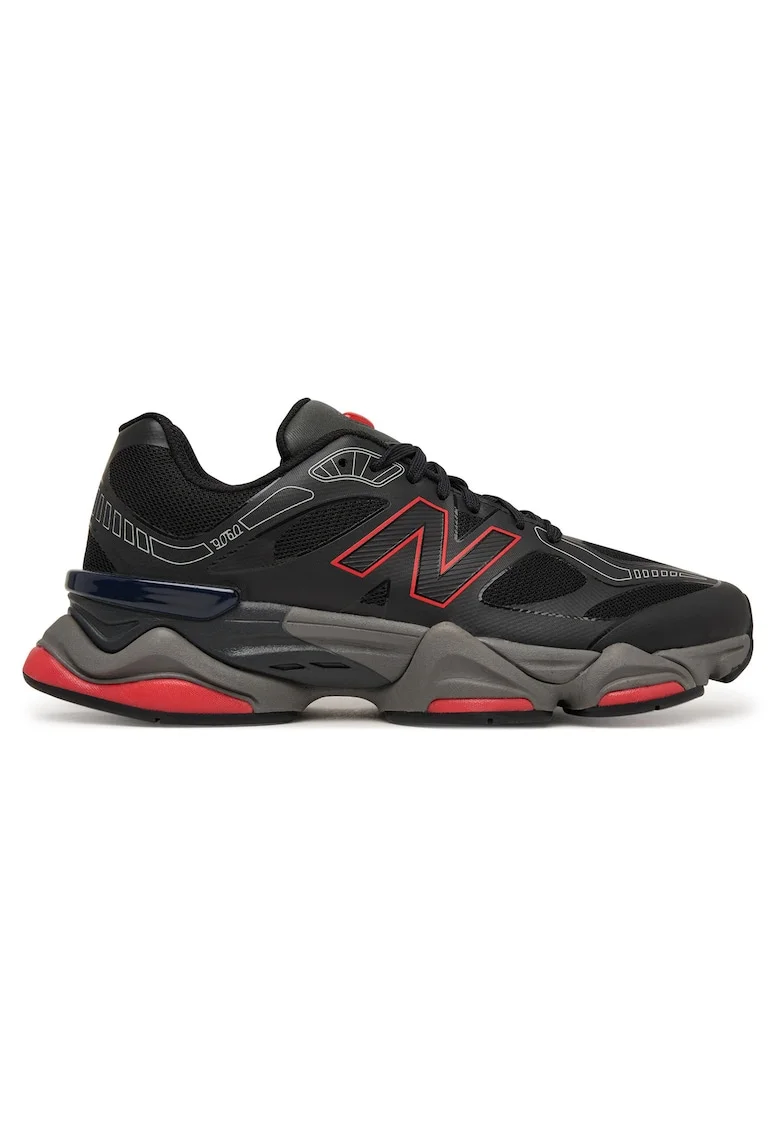 Pantofi sport barbati  piele ecologica, Negru
