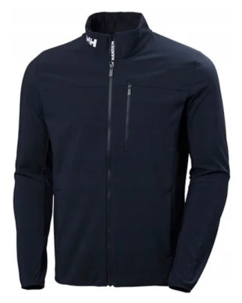 Jacheta barbati  Crew Softshell 2.0, impermeabila, captusita, bleumarin, material elastic