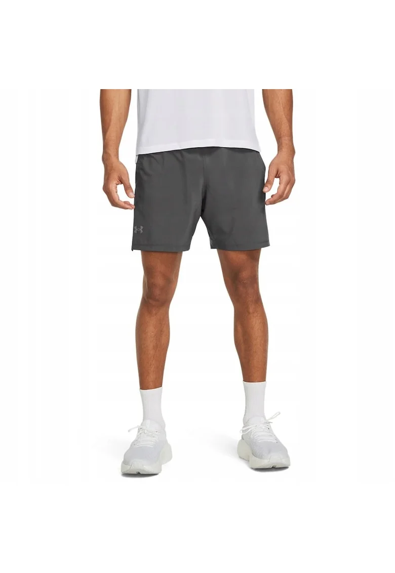 Pantaloni scurti sport barbati  UA Launch Pro 2n1 7'', gri, material sintetic, tehnologie racire