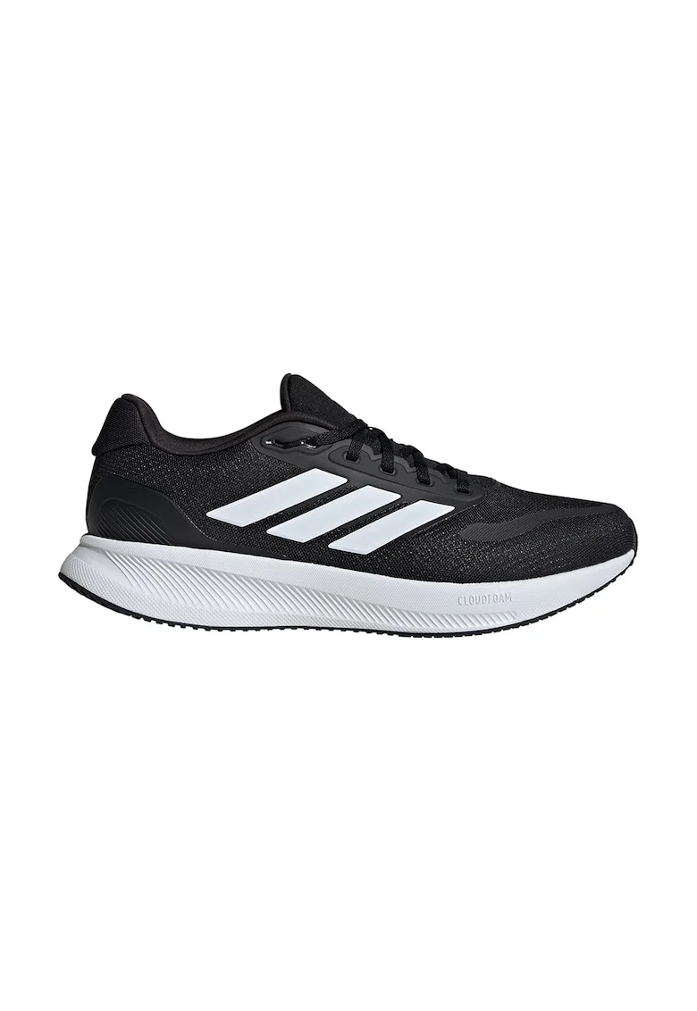 Pantofi Runfalcon 5 Wide pentru alergare, Negru/Alb optic