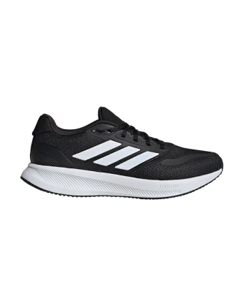 Pantofi Runfalcon 5 Wide pentru alergare, Negru/Alb optic
