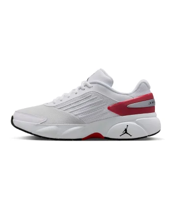 Pantofi sport Jordon Trunner Flow cu garnituri de plasa, Rosu/Alb