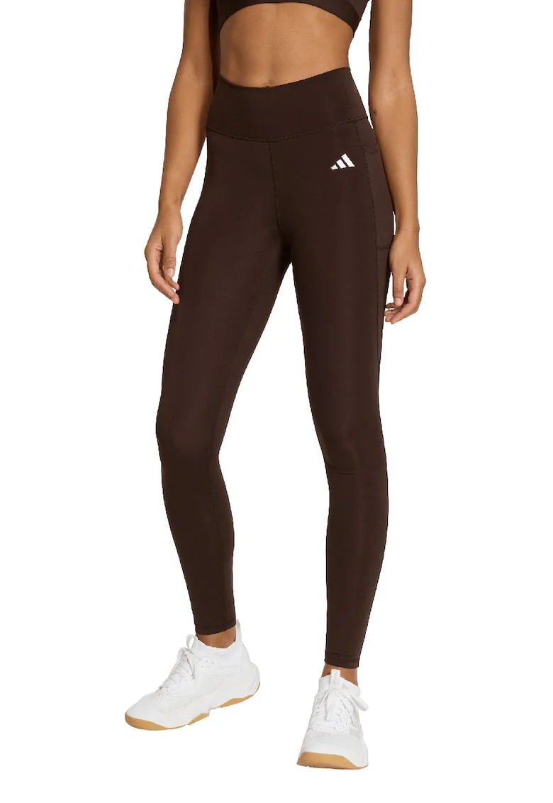 Colanti pentru fitness Optime Essentials, Maro inchis