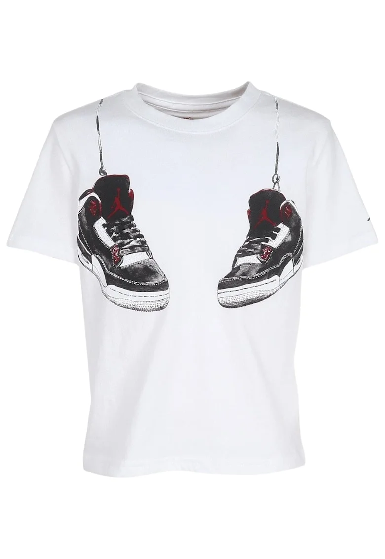 Tricou  AJ3 Shoe Strings 60296, Alb