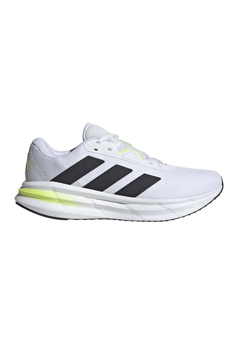 Pantofi Galaxy 7 cu logo pentru alergare, Negru stins/Alb optic/Verde lime