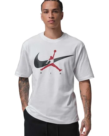 Tricou barbati,  M J BRK JM GFX SS CREW, alb, bumbac, maneca scurta