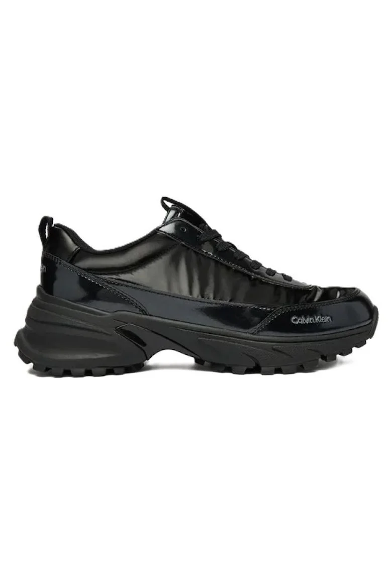 Pantofi sport dama  HIKE RUNNER LACE UP PEARL NY, Piele ecodwqfwqlogica, Negru, Negru