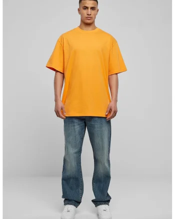 Tricou din bumbac cu decolteu la baza gatului