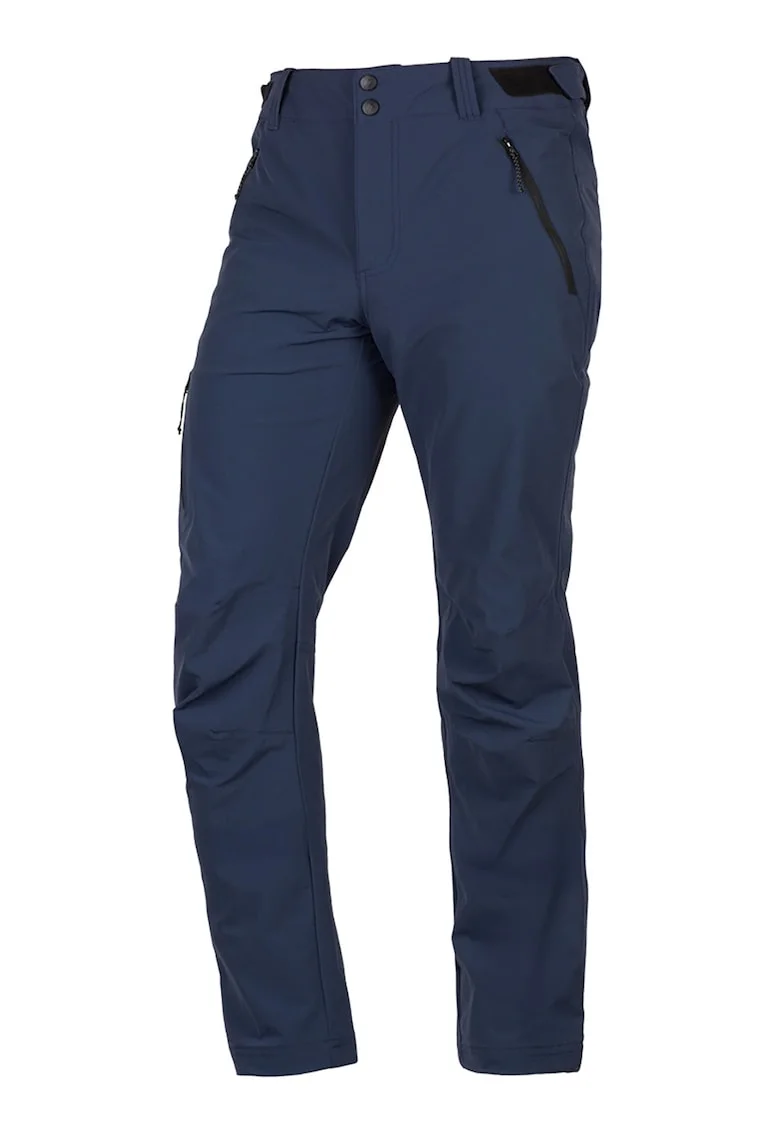 Pantaloni cu buzunare cu fermoar pentru trekking Borys, Bleumarin,