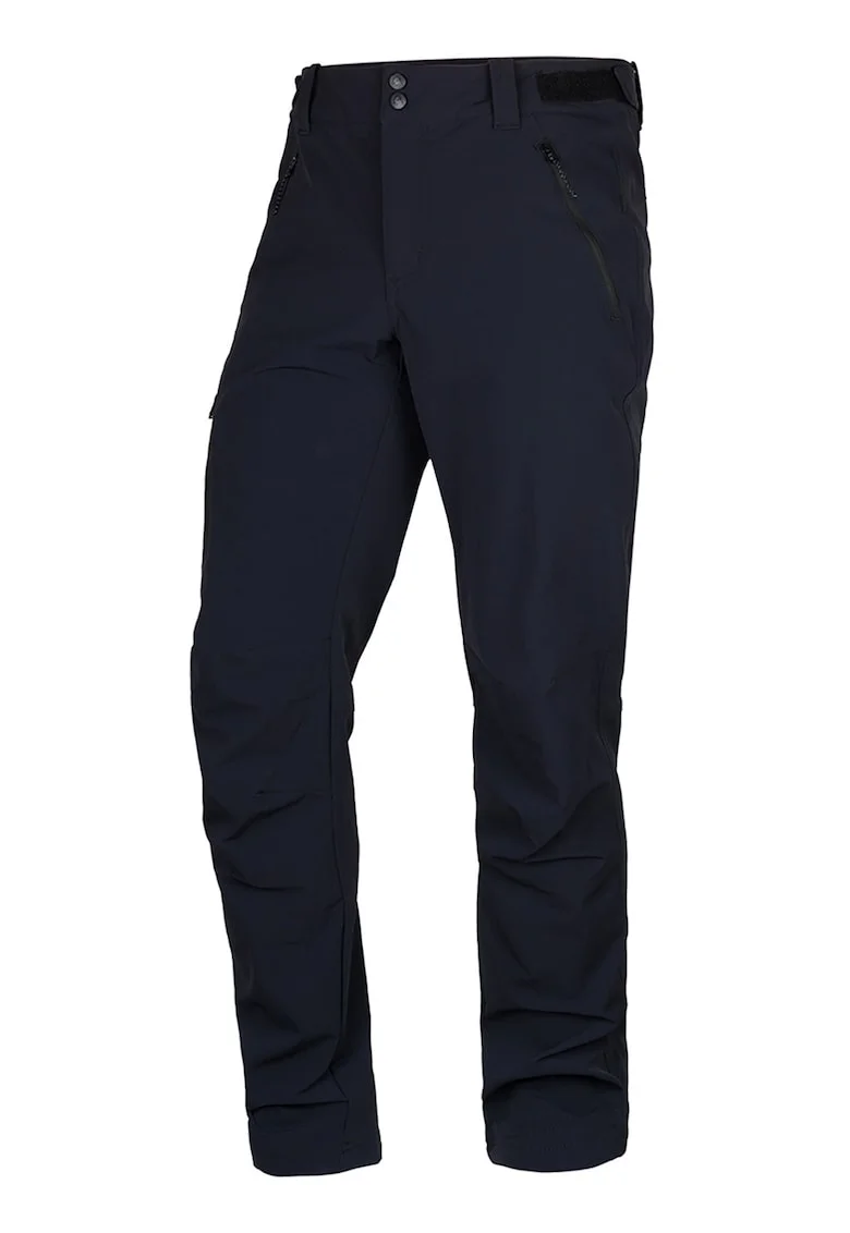 Pantaloni cu buzunare cu fermoar pentru trekking Borys, Negru,