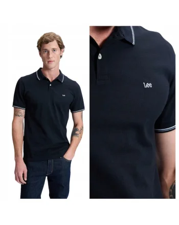 Tricou Polo,  Marimea M, Negru, 112363659, Material 100% Bumbac, Croiala Regular Fit, Inchidere Nasturi, Stil Casual