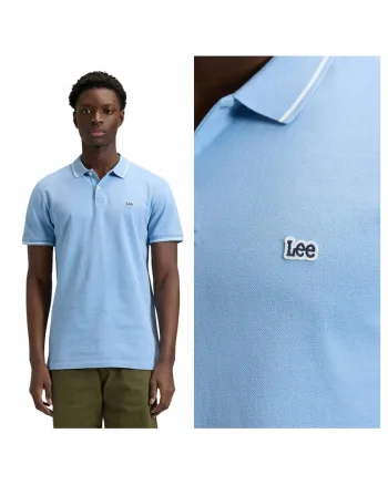 Tricou Polo,  Marimea M, Albastru, 112376471, Material 100% Bumbac, Croiala Regular Fit, Inchidere Nasturi, Stil Casual