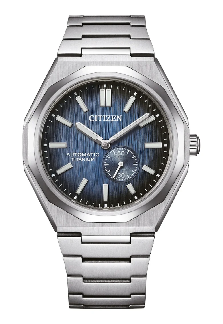 Ceas automatic din titan, Argintiu