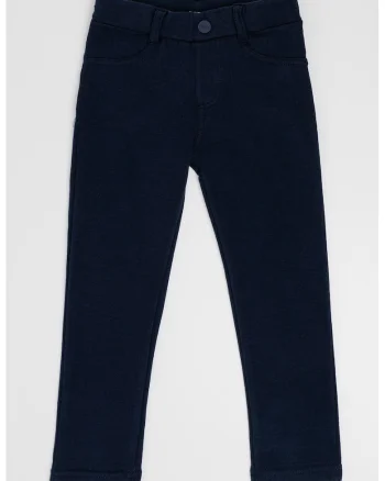 Pantaloni regular fit, Albastru petrol