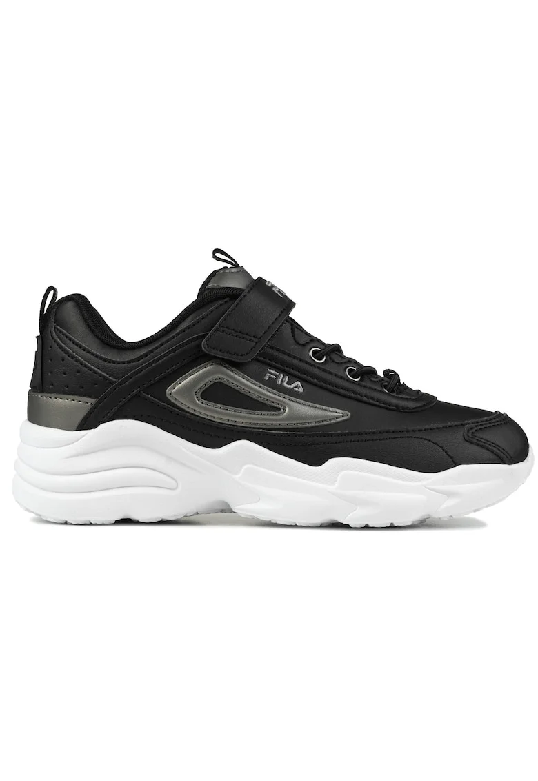 Pantofi sport copii  Sky V, confortabili, culori contrastante, material sintetic, pentru baieti, negru/gri