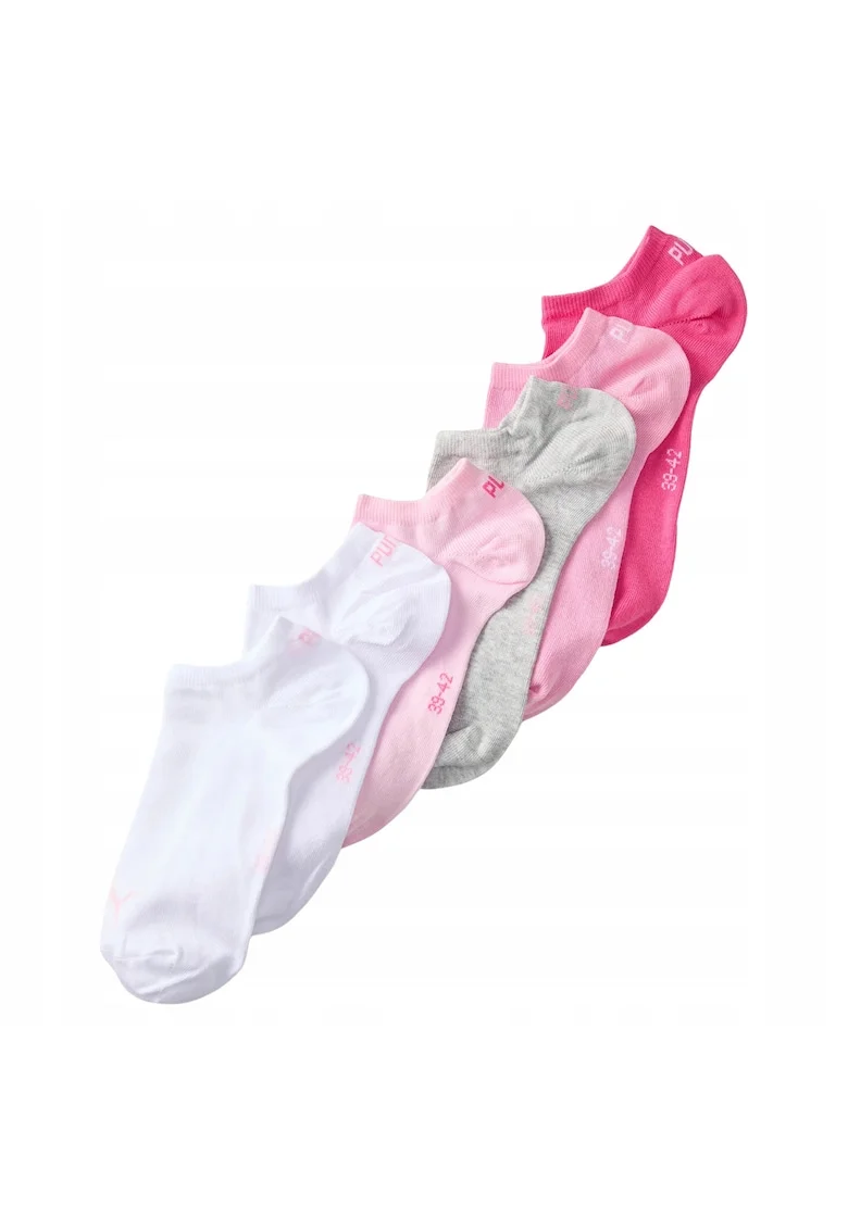 Sosete Sport,  701238879 002, Marime: 43-46, Continut Ridicat De Bumbac Pentru Confort, Constructie Respirabila Care Sustine Ventilatia, Cusaturi Plate Care Minimizeaza Frecarea, Elastic Pentru Prevenirea Alunecarii, Multicolore, 6 Pachete